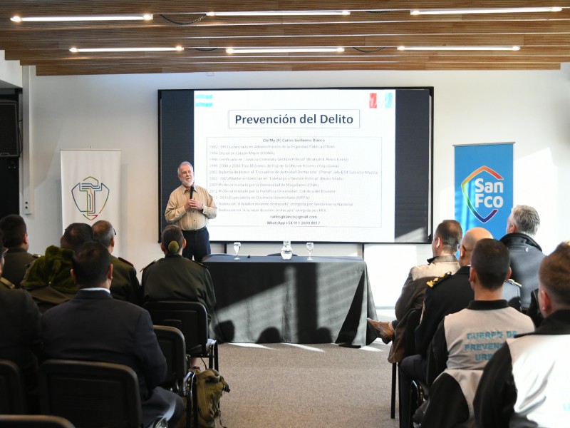 Fuerzas de seguridad se capacitaron en prevención al delito 