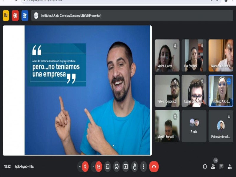 Comenzaron las capacitaciones de Incubacor San Francisco