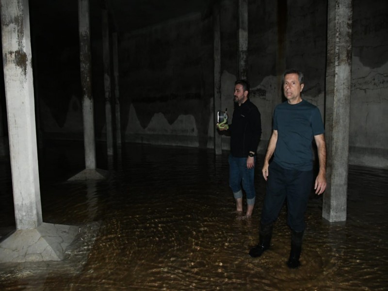 La Municipalidad concluyó un profundo proceso de limpieza de las cisternas del sistema de abastecimiento de agua potable