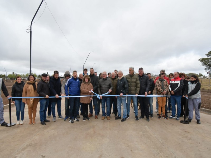 Se habilitó la ampliación de la pavimentación en bulevar Buenos Aires y calle España