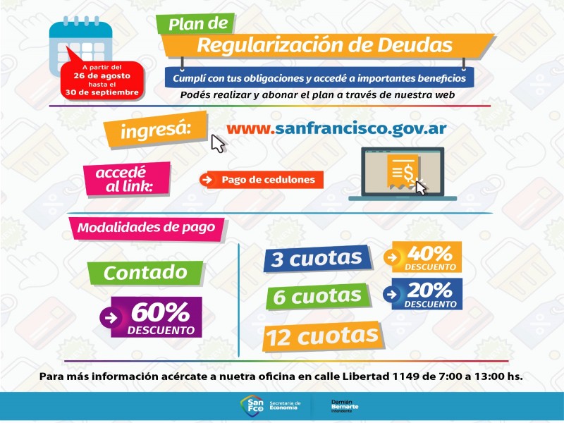 Se extiende la vigencia del Plan de Regularización de Deudas Municipales