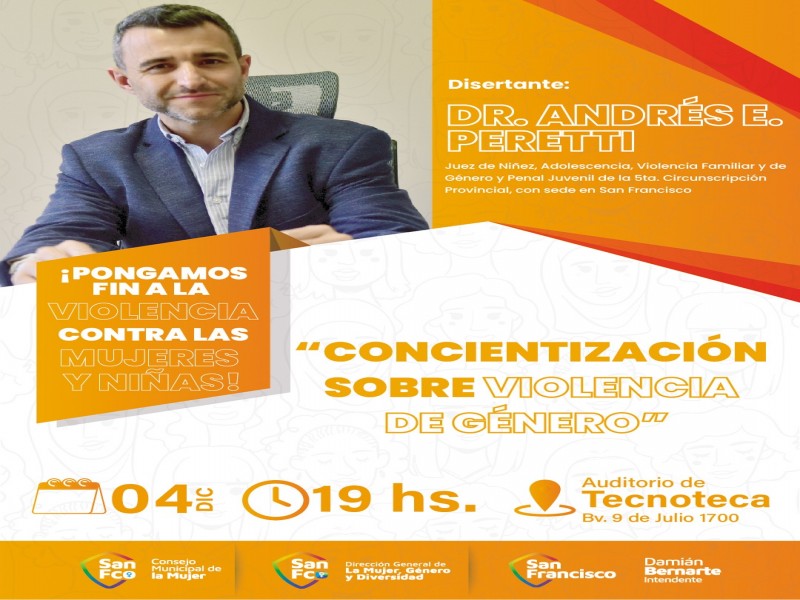 El municipio realizará distintas acciones en el marco de los 16 Días  de Activismo contra la Violencia de Género