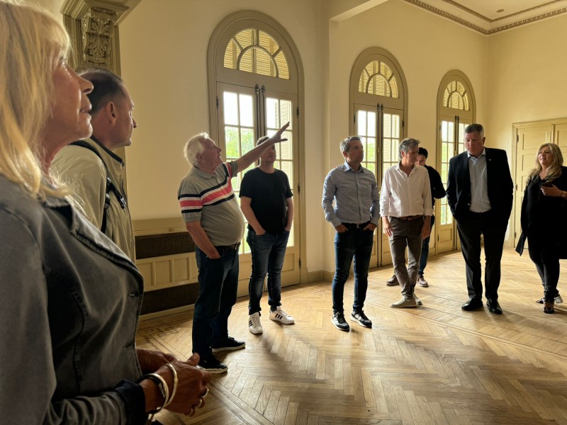 Los arquitectos Javier Correa y Enrique Zanni fueron distinguidos por la restauración del Palacio Tampieri