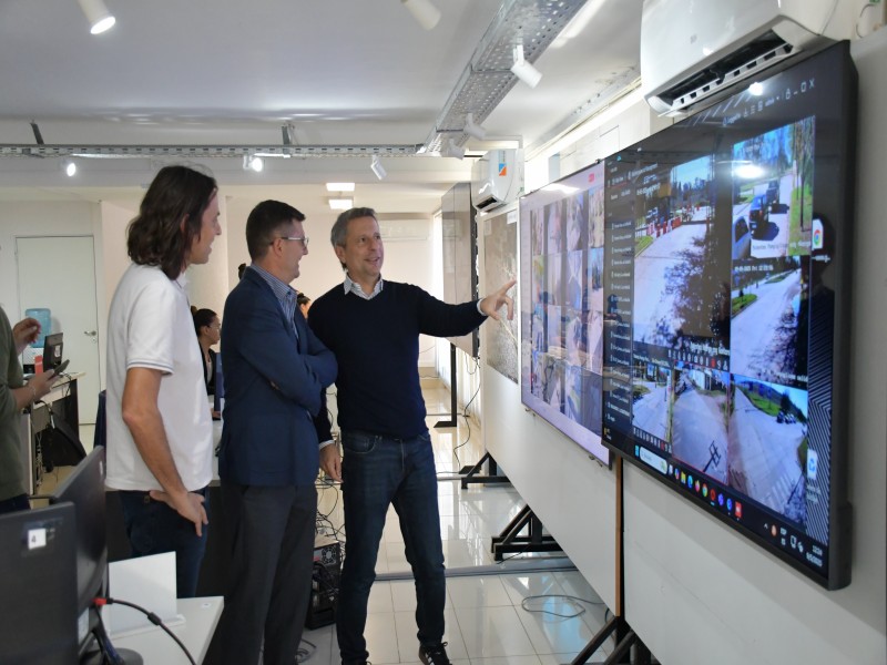 Se amplió el monitoreo con la instalación de cámaras de seguridad en el Parque Industrial