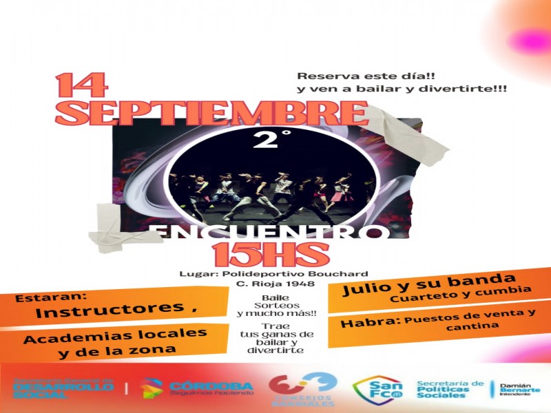 Segundo encuentro recreativo en el Polideportivo Social de barrio Bouchard 