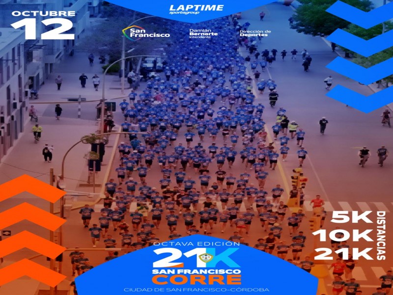 La 8ª edición de la media maratón “San Francisco Corre 21K” tiene fecha confirmada