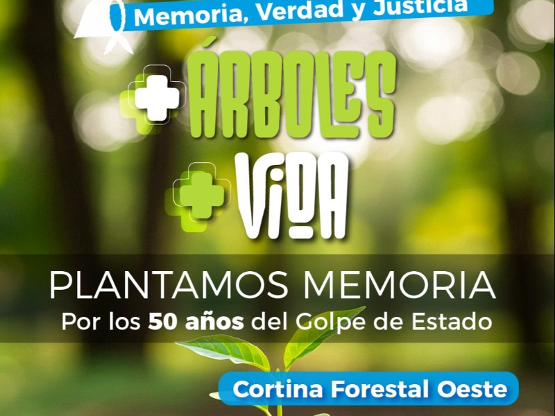 “+Árboles +Vida” tendrá una nueva plantación este 24 de marzo