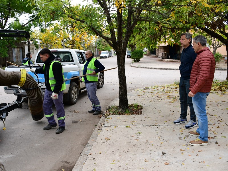 El municipio continúa trabajando en la campaña de recolección de hojas